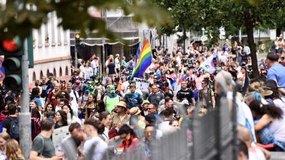Teilnehmende der CSD-Parade 2022
